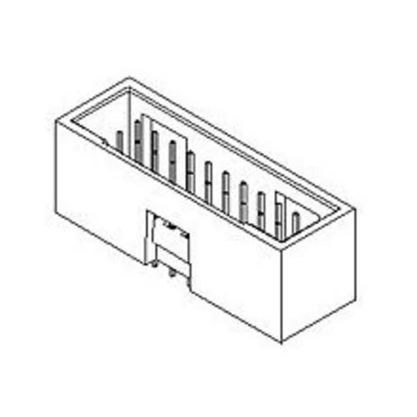CGrid VT Shrd Hdr Opt A 30SAu 16Ckt, Molex, Mfr#: 15-80-0165