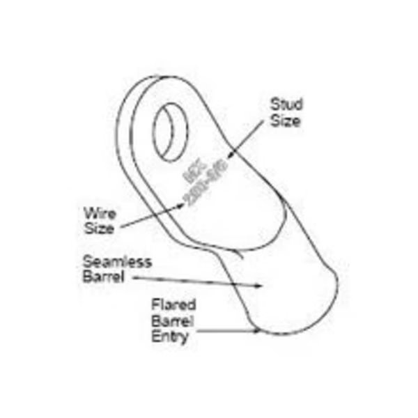 Battery Cable Lug (Bcl-8516) Spm, Molex, Mfr#: 192210411