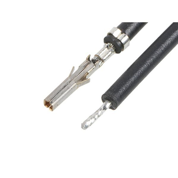 Mini-Fit Jr. F-S 300Mm 20 Awg Bk Au, Molex, Mfr#: 2153411204