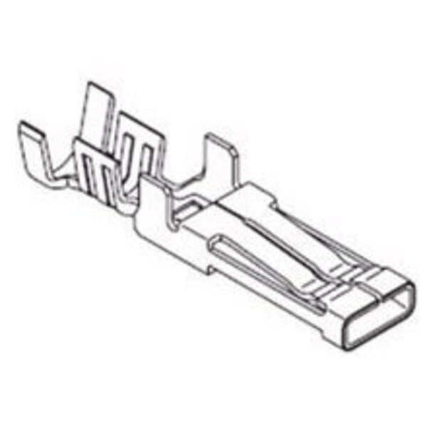 Heavy Duty Power Connectors 2.0 Acdc Crimp Term Rec, Molex, Mfr#: 506370128