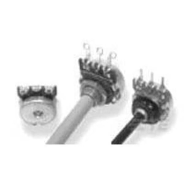 Potentiometer, Carbon Film, 0.4W, 100000Ohm, 20% +/-Tol, 1 Turn(S), Te Connectivity, Mfr#: 1624177-2