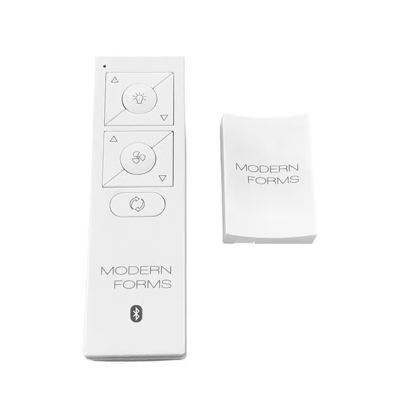 6-Speed Ceiling Fan Wireless Bluetooth Remote Control Wall Cradle White for Modern Forms Smart Fans, Modern Forms, Mfr#: F-RBT