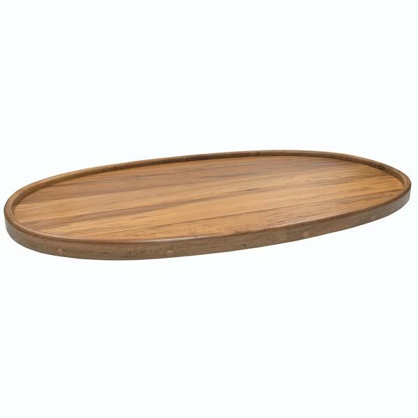 30in Oval Table Top, Whitecap Teak, Mfr#: 61399