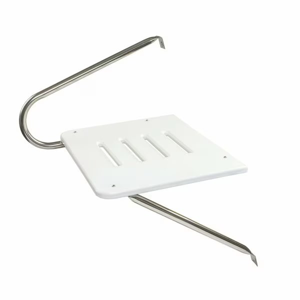 White Poly Swim Platform Kit for Outboard Motors, Whitecap Marine Products, Mfr#: 67900