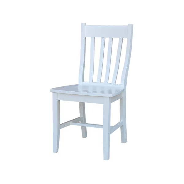 Set of 2 Cafe Chairs, White, International Concepts, Mfr#: C08-61P