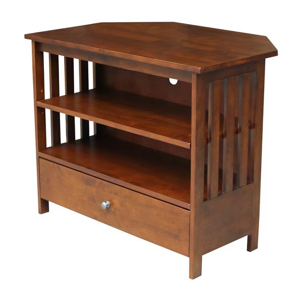 Mission Corner TV Stand, Espresso, International Concepts, Mfr#: TV581-27