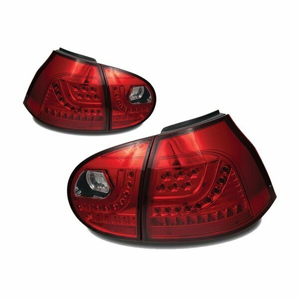 Led Tail Lights - Chrome / Red, Winjet, Mfr#: CTWJ-0229-CR