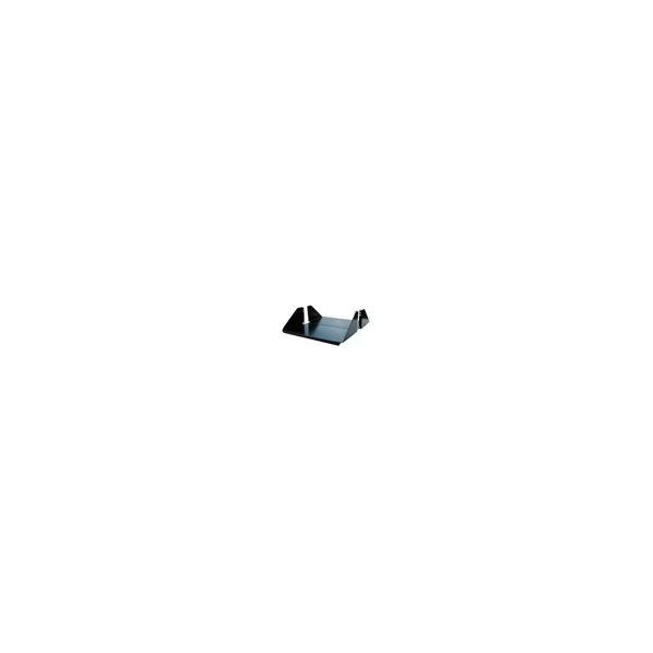 DOUBLE SIDED STEEL SHELF, BLK, 19