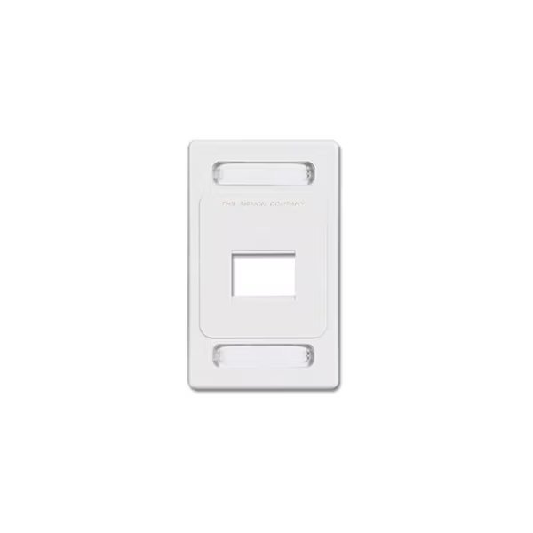 2-PORT FLUSH MOUNT UNLOADED, SGL GANG ACCEPTS MAX MODULES, IVORY, Siemon, Mfr#: MX-FP-S-02-20