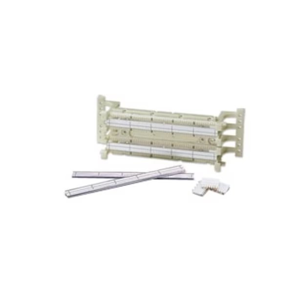 100 Pr Block 110 Kit W/Legs, Cat5E 4Pr Clips Labels/Holders, Leviton, Mfr#: 290455