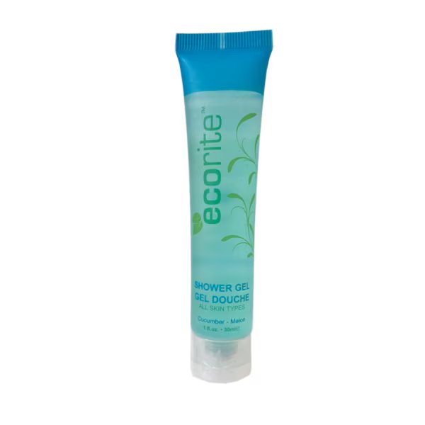 Shower Gel, 30ml Tube with Flip Top Cap, Cucumber and Melon, PK 288, Ecorite, Mfr#: HA-ER-003