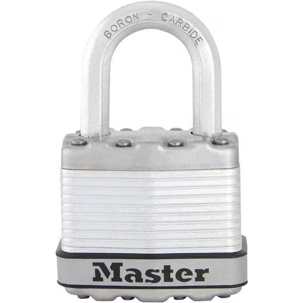 Magnum Series Padlock, Keyed Different Key, 516 in Dia Shackle, ToughCut Boron Carbide Shackle, Master Lock, Mfr#: M1XKAD