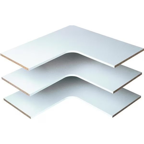 Corner Shelf, 14 in L, 2978 in W, Easy Track, Mfr#: RS3003