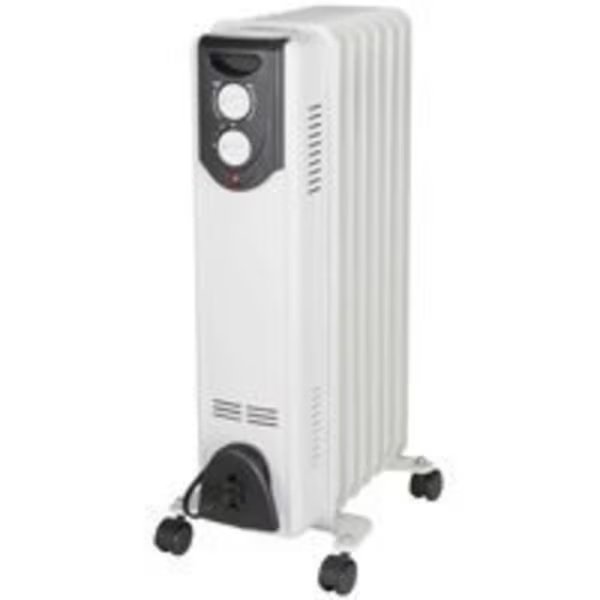 PowerZone DF-150P9-7 Oil Filled Heater 600/900/1500W White, Powerzone, Mfr#: DF-150P9-7
