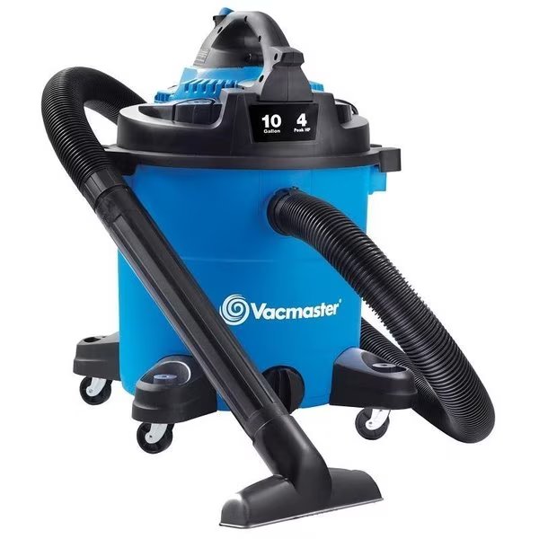 Vacuum Cleaner, 10 gal Vacuum, 106 cfm Air, Standard Cartridge Filter, 4 hp, Vacmaster Professional, Mfr#: VBVA1010PF