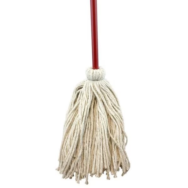 12 oz Deck Mop, Natural, Cotton, Chickasaw, Mfr#: 11012L