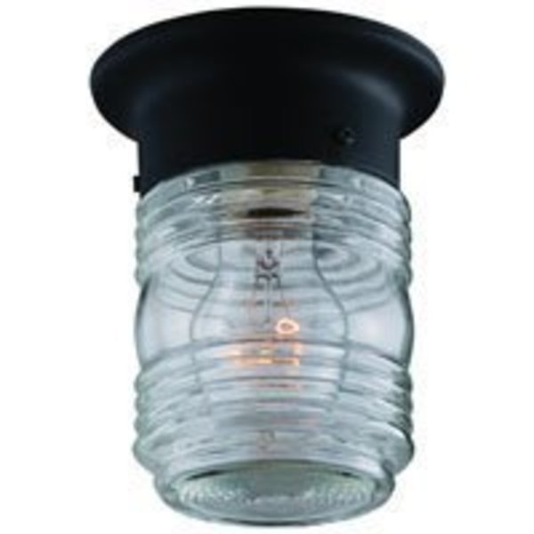 Boston Harbor HV-66919-BK3L Porch Light Fixture, 60 W, CFL Lamp, A19 Bulb, Black, Boston Harbor, Mfr#: HV-66919-BK3L