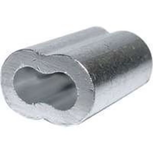 Campbell 7670804 Cable Ferrule, 1/16 in Dia Cable, Aluminum, Campbell Chain & Fittings, Mfr#: 7670704/7670804