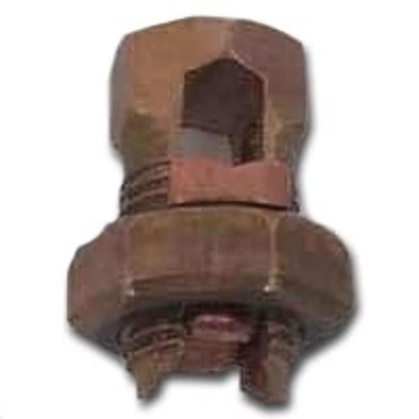 nVent  Split Bolt Connector, 10 Wire, Silicone Bronze Alloy, Bronze, Erico, Mfr#: ESB4/0