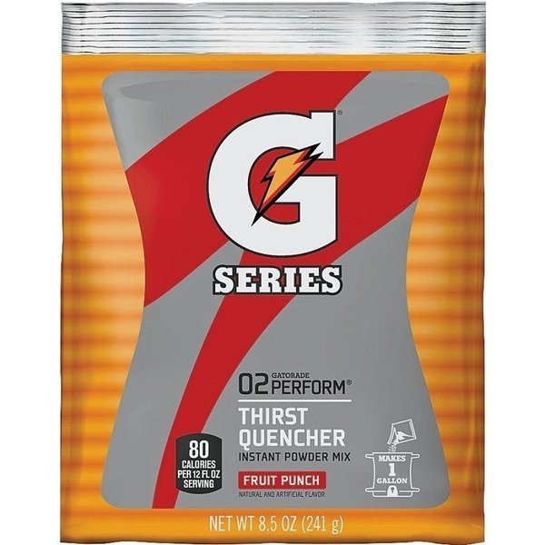 0 Thirst Quencher Instant Powder Sports Drink Mix, Powder, Fruit Punch Flavor, 85 oz Pack, Gatorade, Mfr#: 3808