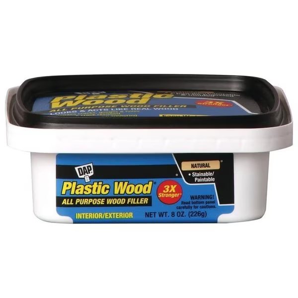 Plastic Wood 0 Wood Filler, Paste, Musty, Natural, 8 oz, Dap, Mfr#: 8135
