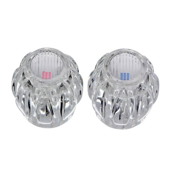 Faucet Handle, Acrylic, For Sterling Two Handle Kitchen, Lavatory and TubShower Faucets, Danco, Mfr#: 14884