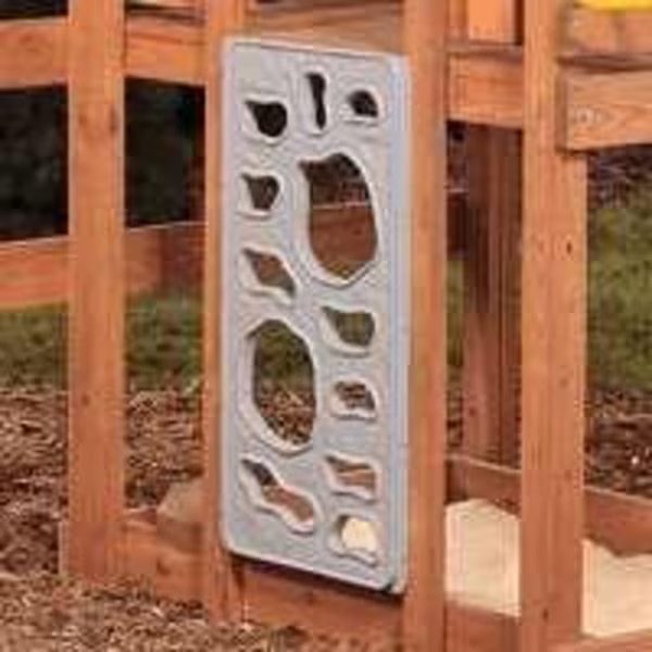 PLAYSTAR PS 8870 Vertical Climber, HDPE, Gray, For 48 in, 60 in Playdeck, Playstar, Mfr#: PS 8870