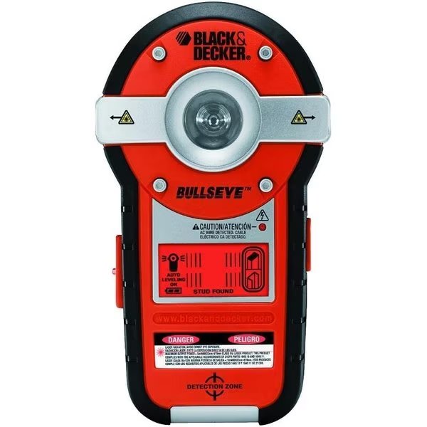 Bull's Eye Series Auto Leveling Laser with Stud Sensor, 100 ft, 118 in Accuracy, 2Beam, Black & Decker, Mfr#: BDL190S