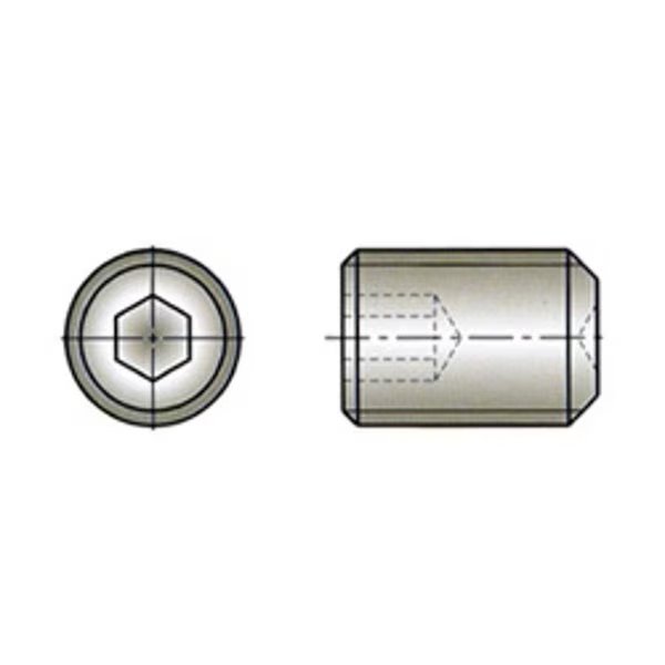 Set Screw, Unf 1/2-20, Yg-1 Tool Co, Mfr#: ZZ007