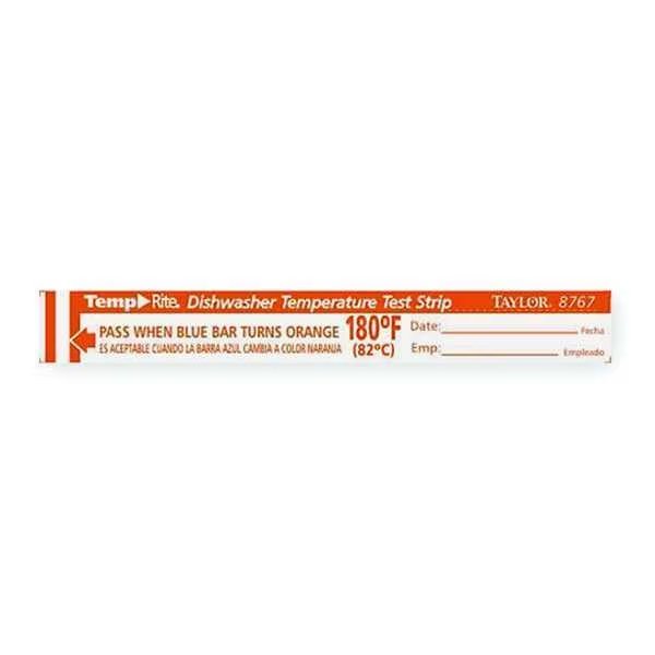 Dishwasher Test Strip, PK25, Taylor, Mfr#: 8767
