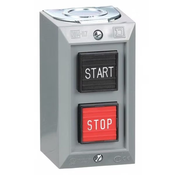 Push Buttn Cntrl Station, Start/Stop, 30mm, Square D, Mfr#: 9001BG201