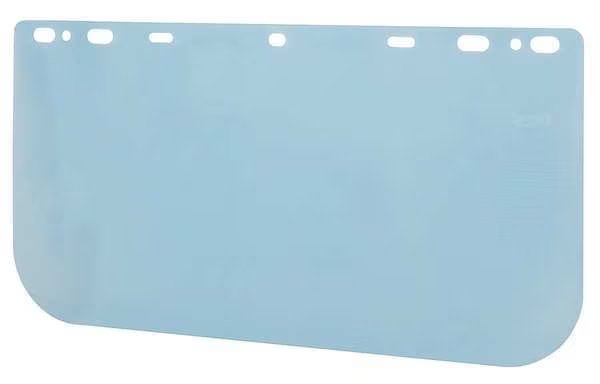 Faceshield Visor, Polycarbonate, Clear, 8 in H x 16 in W, Mcr Safety, Mfr#: 181540