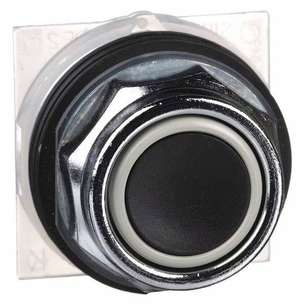 Push Button operator, 30 mm, Black, Schneider Electric, Mfr#: 9001KR1B
