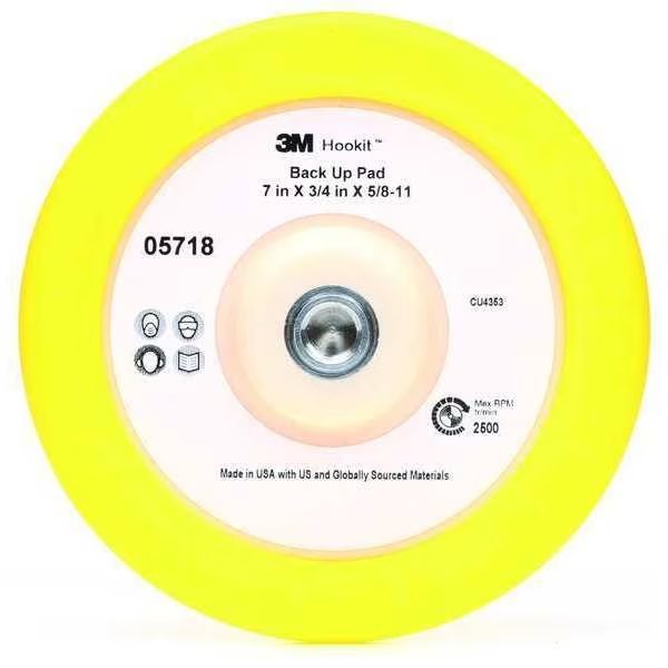 Hook-and-Loop Disc backup Pad, 7D, 3M, Mfr#: 05718