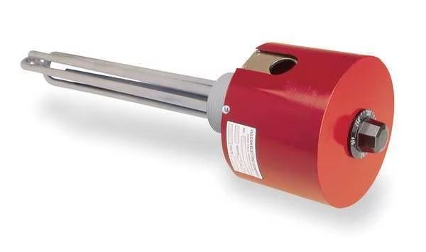 Screw Plug Immersion Heater, 47-1/2 In. L, Vulcan, Mfr#: AUO250B