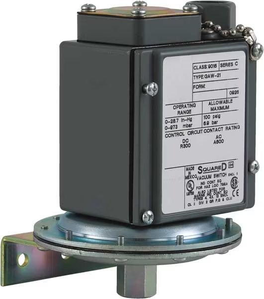 Vacuum Switch, Stndrd/Revers, 0 to 28.3