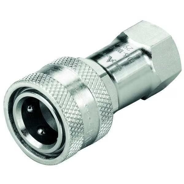 Hydraulic Quick Connect Hose Coupling, Steel Body, Sleeve Lock, 1/2"-14 Thread Size, FD45, B Series, Eaton Aeroquip, Mfr#: FD45-1003-0810