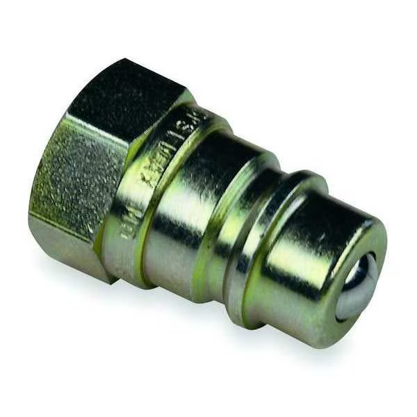 Hydraulic Quick Connect Hose Coupling, Steel Body, Sleeve Lock, 1/4"-18 Thread Size, S20 Series, Safeway Hydraulics, Mfr#: S41-2