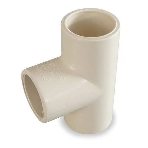 CPVC Tee, CTS, Schedule SDR-11, 1-1/4" Pipe Size, CTS Hub, EnjoyTool Select, Mfr#: 2GKE8