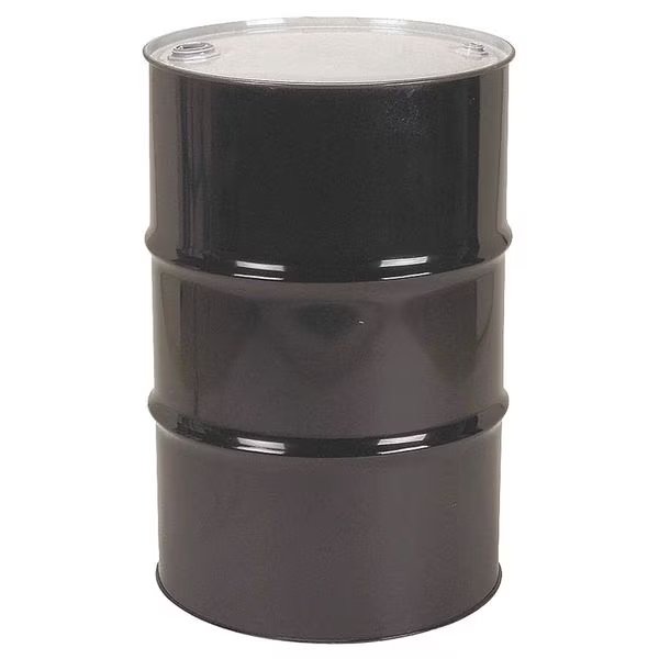 Closed Head Transport Drum, Steel, 55 gal, Unlined, Black, EnjoyTool Select, Mfr#: DRTU55-1212