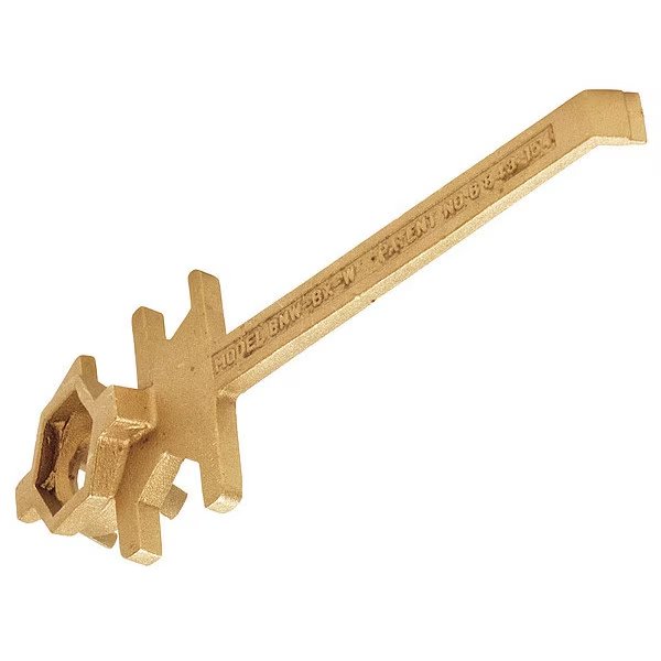 Drum Bung Wrench, Straight, 12 In. L, EnjoyTool Select, Mfr#: BNW-BX-W