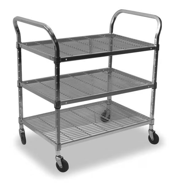 Wire Cart, 3 Shelf, 36x24x39, Zinc, EnjoyTool Select, Mfr#: 2HDG4
