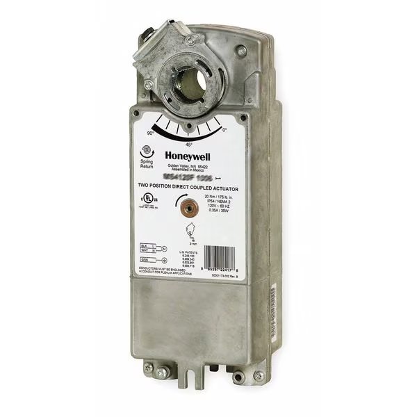 Electric Actuator, -40 to 140F, 100-240V, Honeywell, Mfr#: MS4110A1200