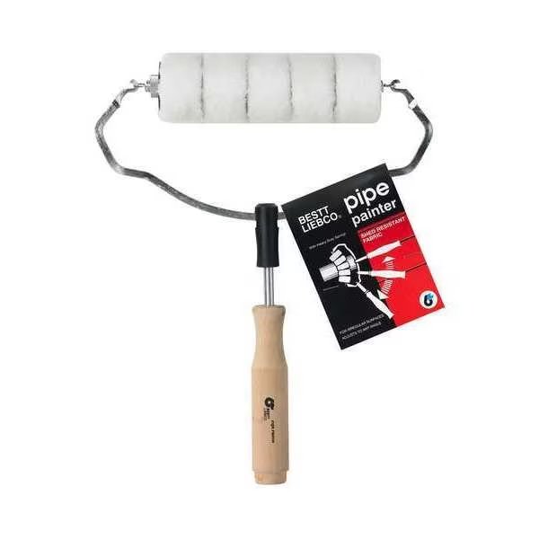 Pipe Painter Cover & Frame, Cageless, Wood Handle, 7