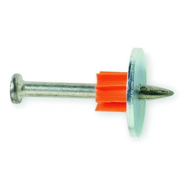Fastener Pin With Washer, 2 1/2 In, PK100, Ramset, Mfr#: 1516SDC