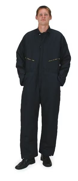 Coverall, 65% Polyester/35% Cotton, 9 oz Fabric Weight, 30 1/2 in Inseam, Navy, XL (Formerly Condor)