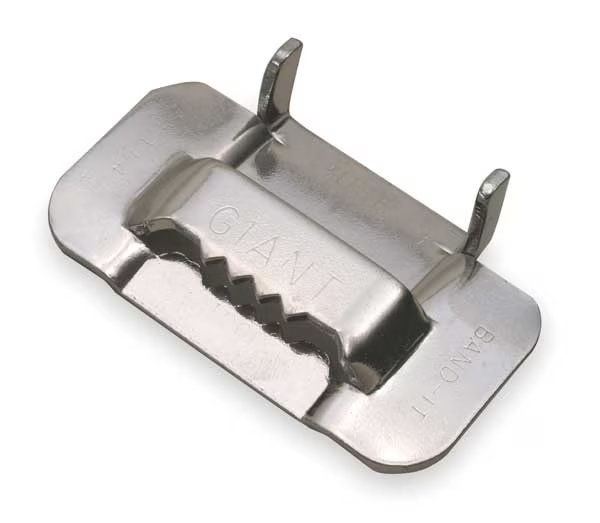 Band Clamp Buckles, 1-1/4 In, PK25, Band-It, Mfr#: GRG442
