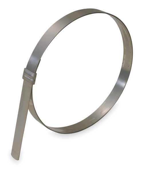 Band Clamp, SS, Min.Dia. 1-3/4 In., PK16, Band-It, Mfr#: GRS216