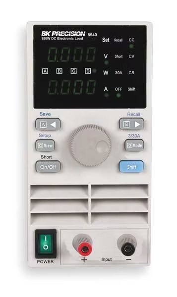 Electronic Load, 0 to 60 V, 1 mA to 30 A, B&K Precision, Mfr#: 8540