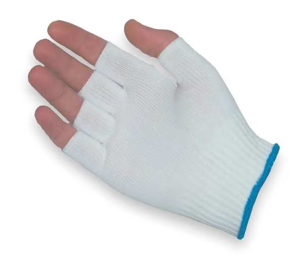 Inspection Gloves, White, Nylon, S, PK12, Pip, Mfr#: 40-732/S
